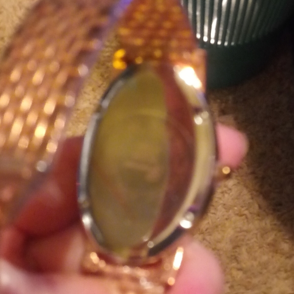 RoseGold over Bling Panther Bracelet Watch Genoa main image 5
